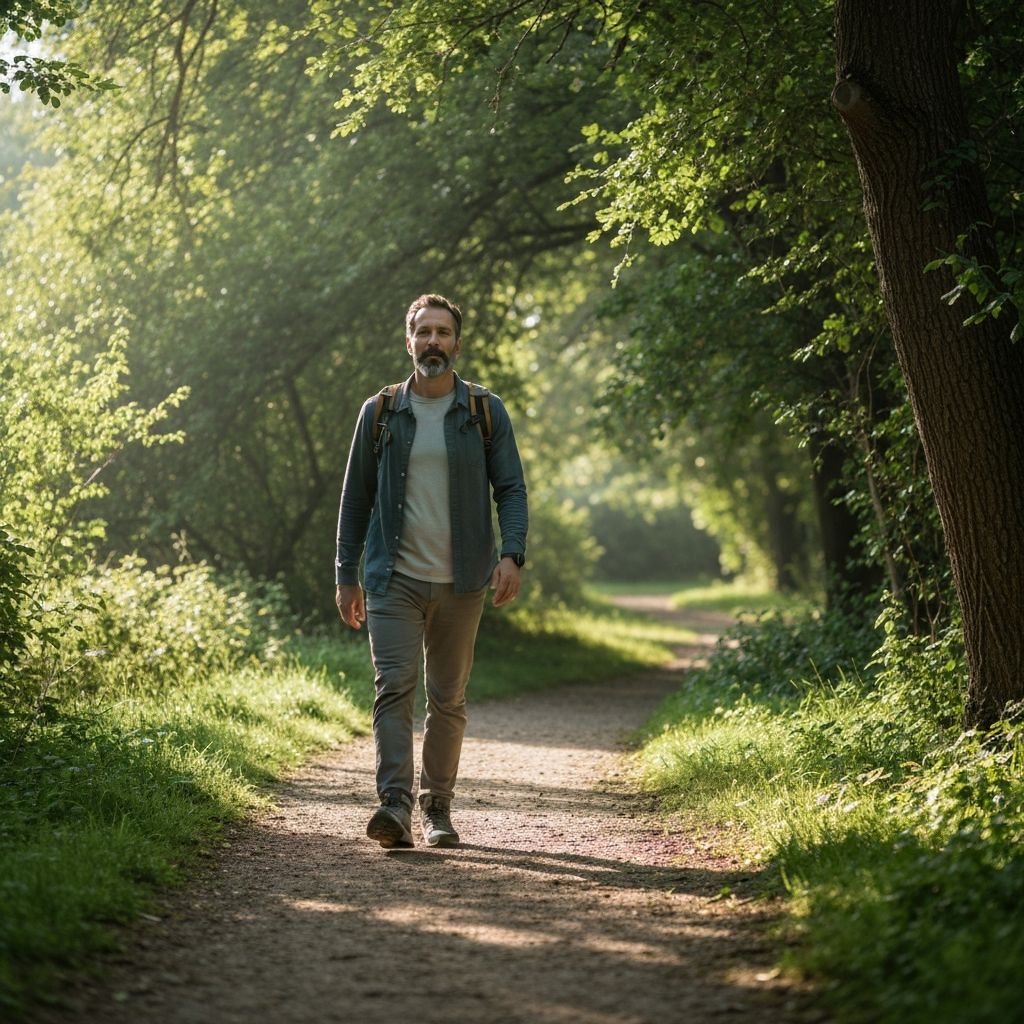 Особа која шета у природи